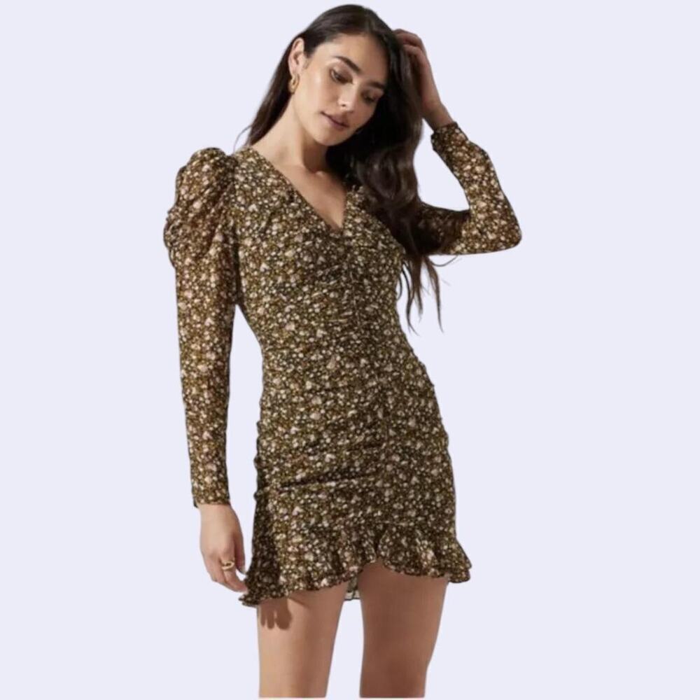 ASTR The Label Floral Mini Dress Women's Size S​​​​